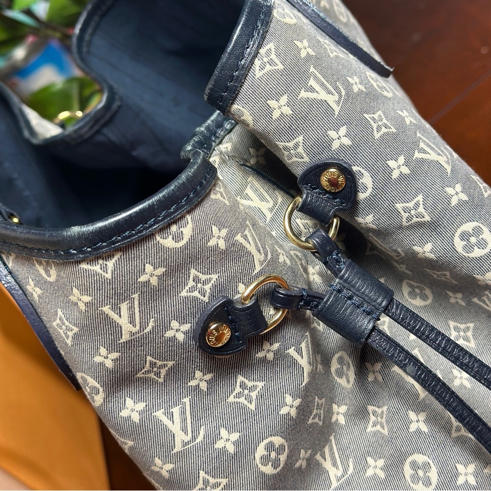 AUTHENTIC Louis Vuitton Monogram Idylle Neverfull MM Encre. - Picture 8 of 17